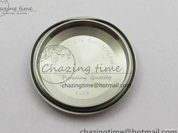 MiroTime 0128 Day-Date 36mm 128239 SS Crystal BP Best Edition White MOP Crystal Marker Dial on SS President Bracelet A MoistureWicking 2682